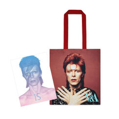 David Bowie exhibition book and tote bag